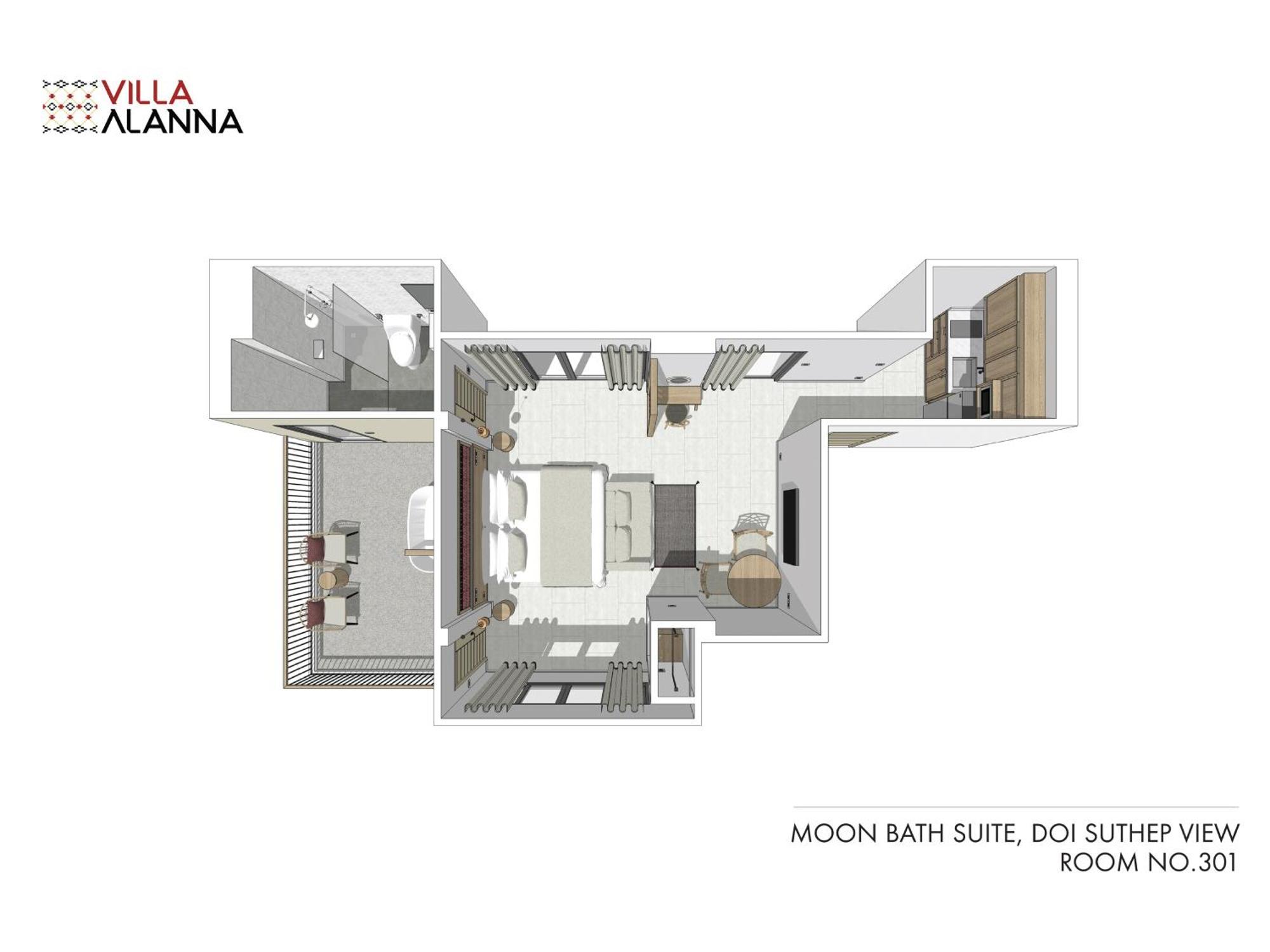 Villa Alanna Chiang Mai Kamer foto