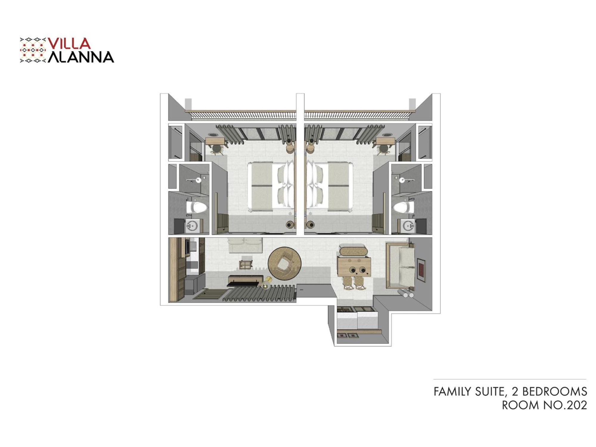 Villa Alanna Chiang Mai Kamer foto