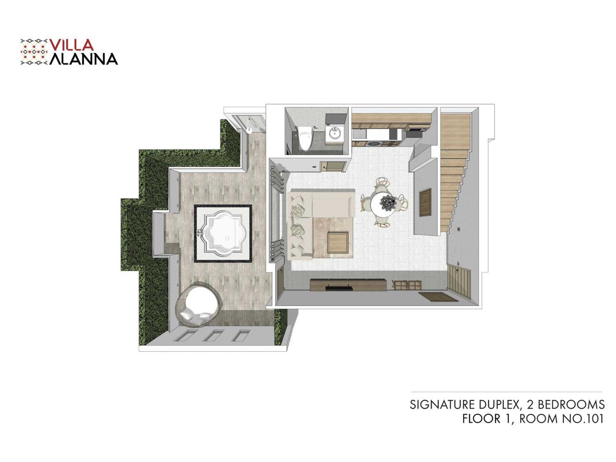 Villa Alanna Chiang Mai Kamer foto