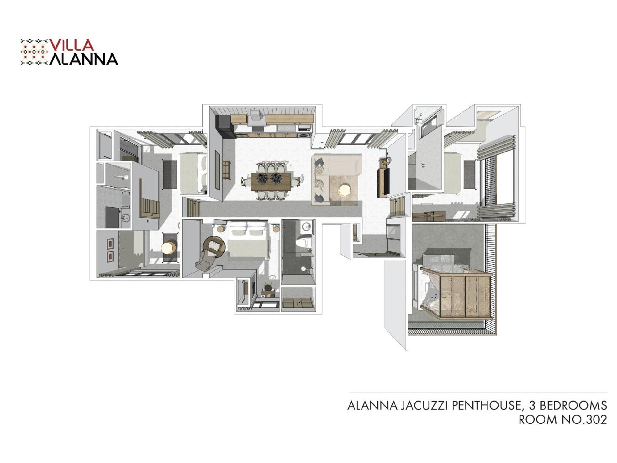 Villa Alanna Chiang Mai Kamer foto